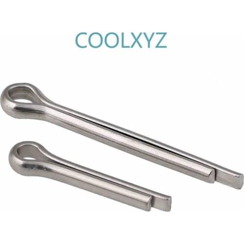 GB91 Authentic 304 Stainless Steel Cotter Pin Card Pin Whistle Hairpin Pin U-Pin Steel Pin M4-M10 5PCS