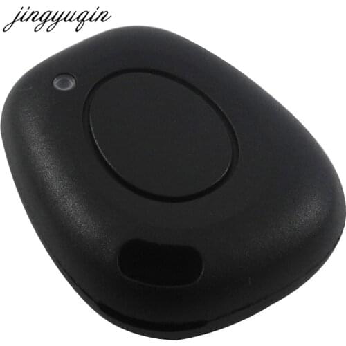 Jingyuqin 10pcs/lot 1 Button No Blade Key Shell Cover for Renault Megane Scenic Laguna Car Remote Key Fob Case