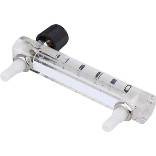 LZQ-4 Acrylic Semicircle Flow Meter 0.5-5LPM Gas Flowmeter for Oxygen Air Gas