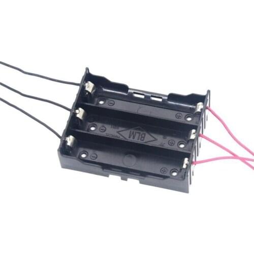 MasterFire 20pcs/lot Plastic 3 Slots 18650 Battery Holder Storage Box Case for 3 x 18650 Batteries With 6 Leads DIY Power Bank