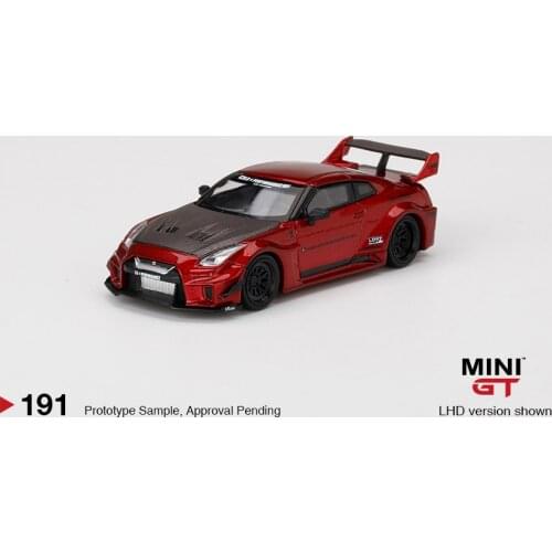 MINIGT 1:64 LBWK Nissan GTR35 Diecast Collection of Simulation Alloy Car Model Children Toys