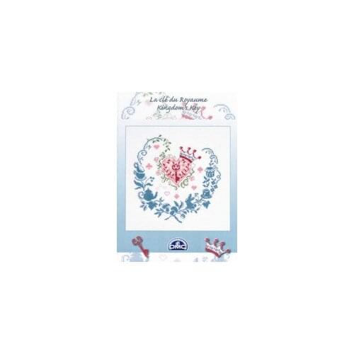 TD Bonnie Rabbit - Birthday cross stitch kit Animal cotton thread Love lock canvas stitching embroidery Key crown