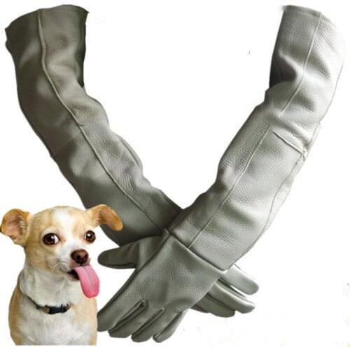 Pet Dog Cat Gloves Bite Scratch Resistant Animal Handling Protection Strong Tendon Animal Bath Waterproof Grooming Supplies