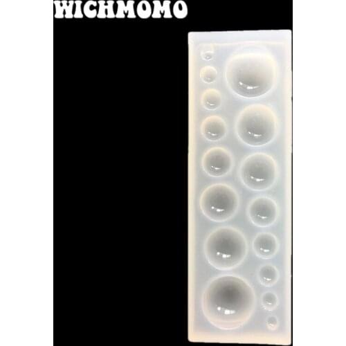 2019 New 1PCS Rounds Charms Pendant Craft DIY UV Resin Liquid Silicone Molds for Earring Necklace Decorations Making Jewelry