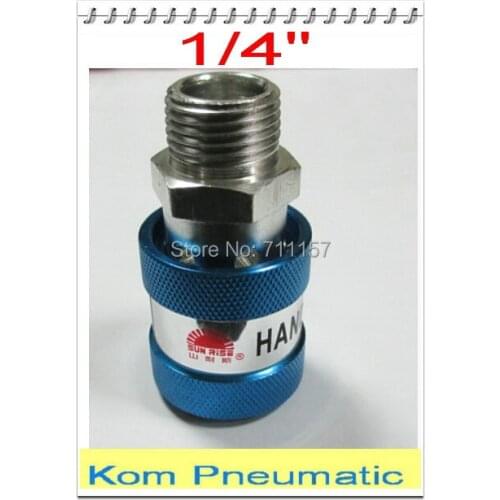 10x Free Shipping 1/4" Thread Pneumatic Flow Control Hand Manual Slide Valve HSV-08