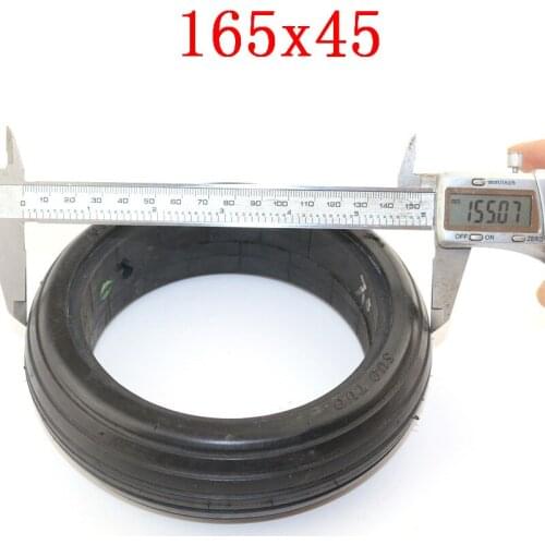 165x45 Solid Tire 6.5 inch for 6.5" Hoverboard Self Balancing Electric Scooter has grooves