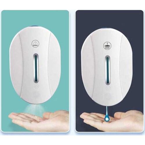 550ml Soap Dispenser Touchless Automatic Sensor Foam Soap Dispenser Liquid Gel Alcohol Spray Dispenser Kitchen Bathroom Gadgets
