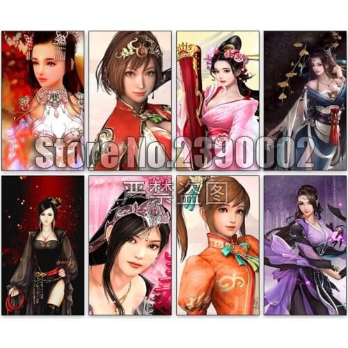 5d Diy Diamond Painting Beautiful Cartoon Girl Embroidery Cross Stitch Kits Mosaic Craft Needlework Home Decor Christmas Gifts