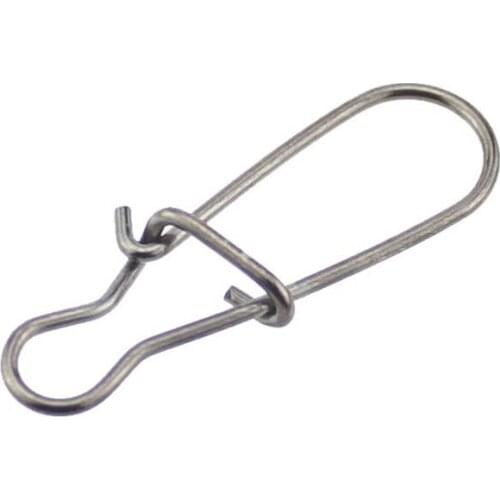 Safety Snaps Fishing Swivel Hook Connector Stainless Steel Hook Lock Snap Swivels Solid Rings 000#/00#/0#/1#/2#/4#/5#/6#/7#/8