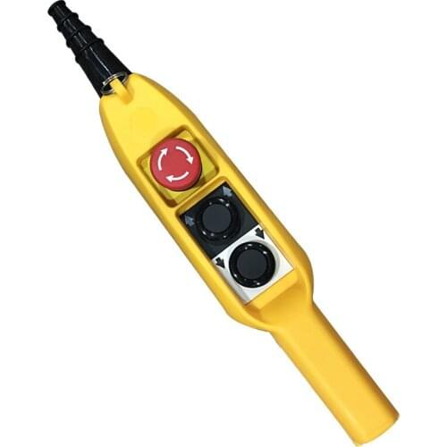 COB-61E 61ES Rainproof Hoist Crane Truck Push Button Switch Control Station Single Double Speed with Emergency Stop