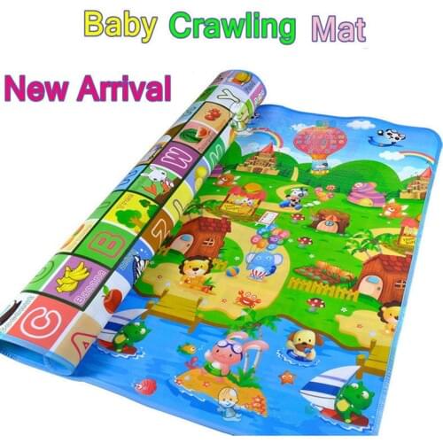 Childrens Crawling Mat Dream Kingdom Baby Kid Toddler Crawl Play Game Picnic Carpet Animal Letter Alphabet Farm Mats