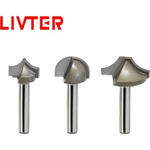 Woodworking Hand Tools 12.7mm Shank Round Bottom Cleaning Router Bit Wood Used Endmill Cutters