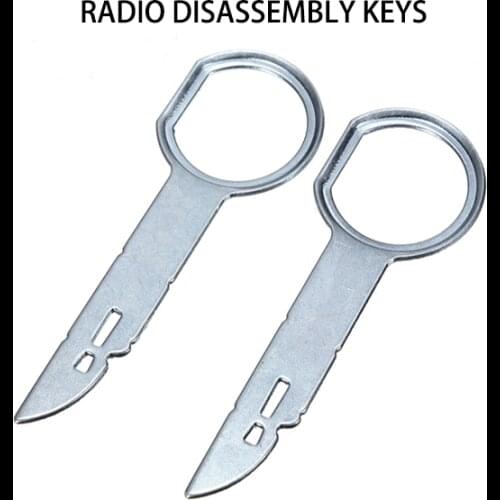 2Pcs VolkSwagen , Audi, Ford , Seat ,Skoda , Mercedes RADIO DISASSEMBLY KEYS