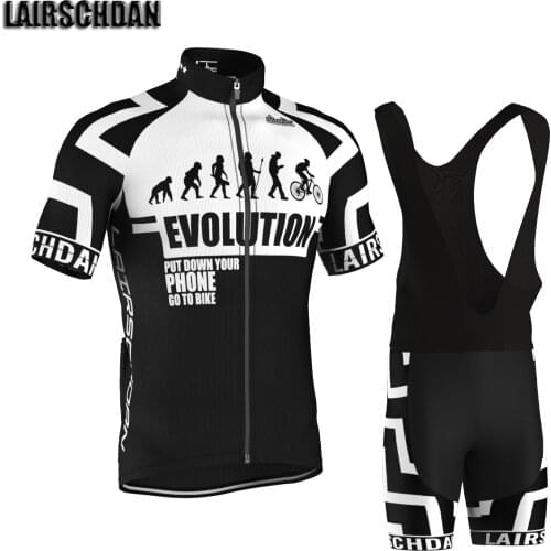LairschDan 2021 Cycling Clothes Man MTB Outfit Ropa De Ciclismo Cycling Kit Summer Funny Road Bike Jersey Set Bicycle Clothing