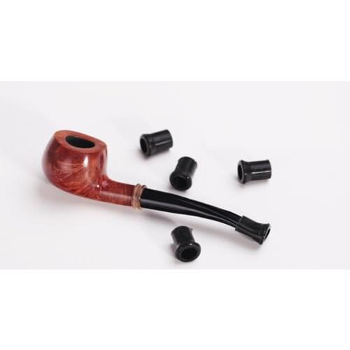 Wholesale 20Pcs Black Tobacco Pipe Mouthpiece Bit Rubber Cover Smoking Pipes Protective Sleeve