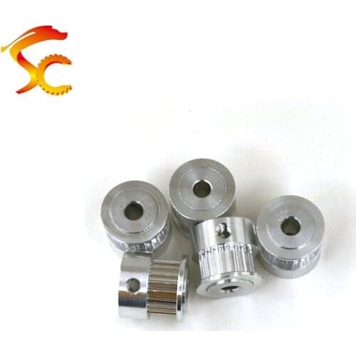 3D printer pulley T2.5 20 teeth bore 5mm T2.5 20 teeth timing pulley fit for T2.5 belt width 6mm