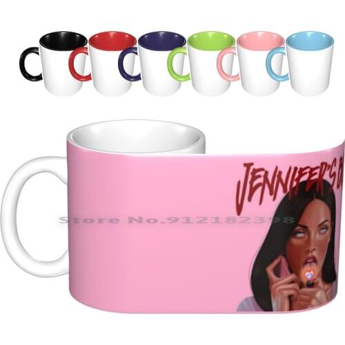 Jennifer’s Body! Ceramic Mugs Coffee Cups Milk Tea Mug Jennifer Check Megan Fox Jennifers Horror Movie Film Horror Mean Girls