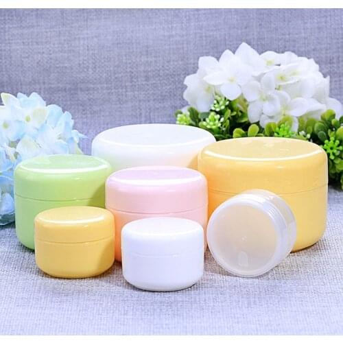 1pc 50g Refillable Bottles Plastic Empty Makeup Jar Pot Travel Face Cream/Lotion/Cosmetic Container Travel Accessories