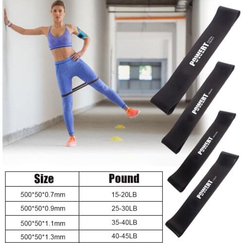 4 Pcs Heavy Fitness Elastic Band Resistance Band For Strength Training Yoga Bodybuilding Stretch Band