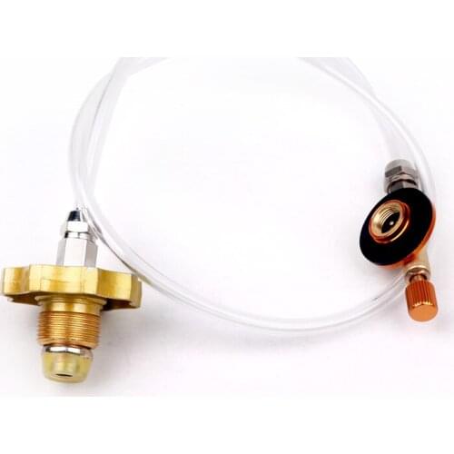 Outdoor Camping Propane Refill Adapter Gas Flat Cylinder Tank Coupler Adapter Camping Equipment Camping Stove