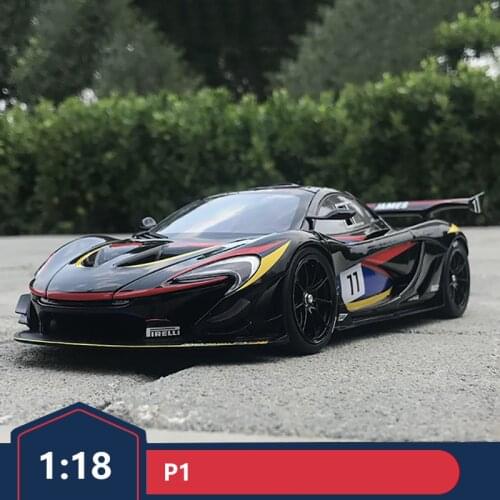 AR 1:18 McLaren P1 GTR Commemorative Edition Car Model Alloy Car Model