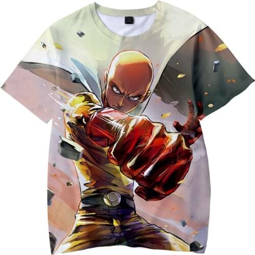 Anime One Punch Man 3D Printed Kids T Shirt Boys Girls T-shirt Cosplay Streetwear Hip Hop Tshirt Graphic Tees Tee Shirt Top