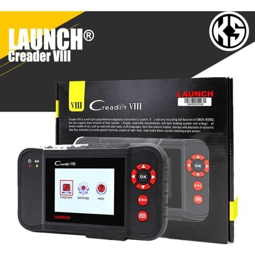 Launch X431 Obd2 Creader VIII Code Reader Scanner Car Engine ABS SRS Airbag AT Diagnostic Tool with 3 Reset Function Free Update