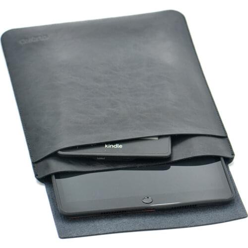 Double Decker Style Super Slim Sleeve Pouch Cover,Microfiber Leather Tablet Bags Case For 2018 iPad Pro 12.9 inch(3st Gen)