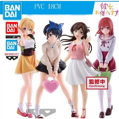 BanDai Original Banpresto Anime Kanokari Mizuhara Chizuru Nanami Mami Sakurasawa Sumi Sarashina Ruka PVC Action Figure Model Toy