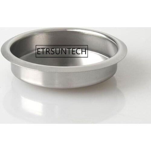58mm Silver Coffee Filter Blind Filter Espresso Coffee Machine Maker Backflush Back Flush Basket Stainless Steel 100pcs