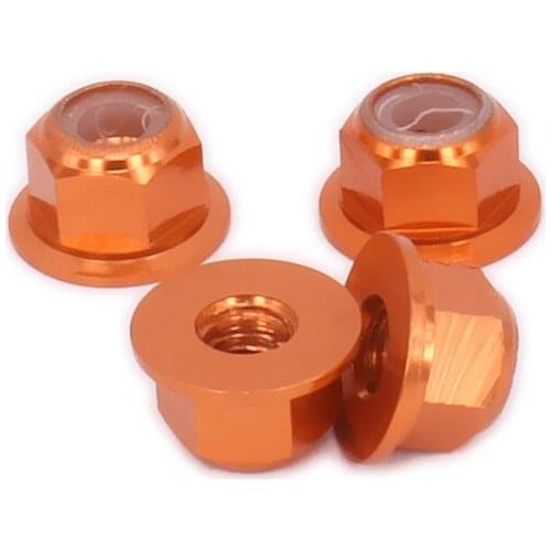 Alloy wheel lock nut M4 for rc hobby model car 1/10 Himoto big foot monster truck E10MTL E10MT E10BP