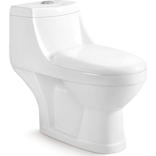 Hot sale water saving toilet bathroom sanitary ware one piece washdown water closet ivory color one piece toilet