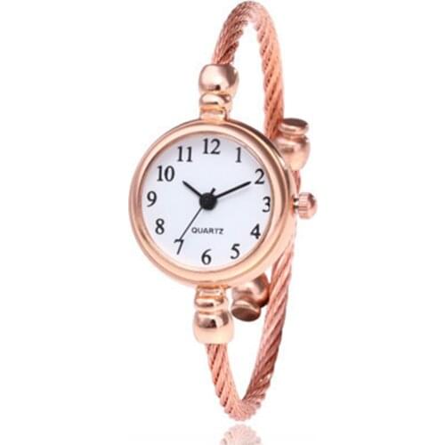 Good quality P7168 Young luxury quartz watch for Womens Gift watch with Rope wristband for Dropshipping