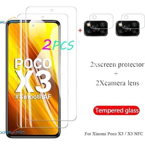 JIUFIFTH Screen Protectors For Xiaomi Poco X3 NFC