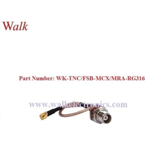 TNC female MCX male RG316 cable, tnc mcx rg316 cable, mcx angle connector cable