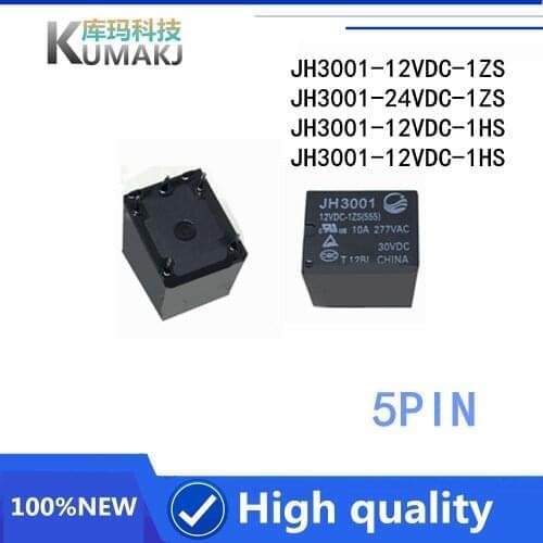 2PCS New Relay JH3001-12VDC-1ZS JH3001-24VDC-1ZS JH3001 12VDC-1ZS JH3001-12VDC-1HS JH3001-24VDC-1HS JH3001 12VDC 1HS