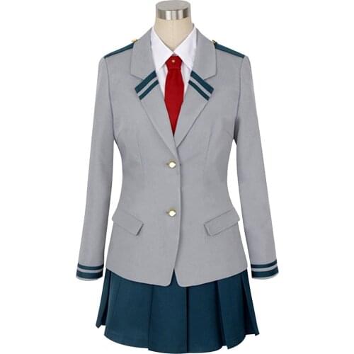 Anime My Hero Academia Uraraka Ochako School Uniform Suit Boku no Hero Academia Cosplay Costume Custom Made