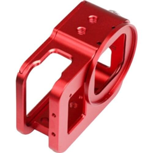 Hot-Aluminum Alloy Case for GoPro Hero 8 Housing Shell Case CNC Protective Cage with Insurance Frame & 52mm UV Lens