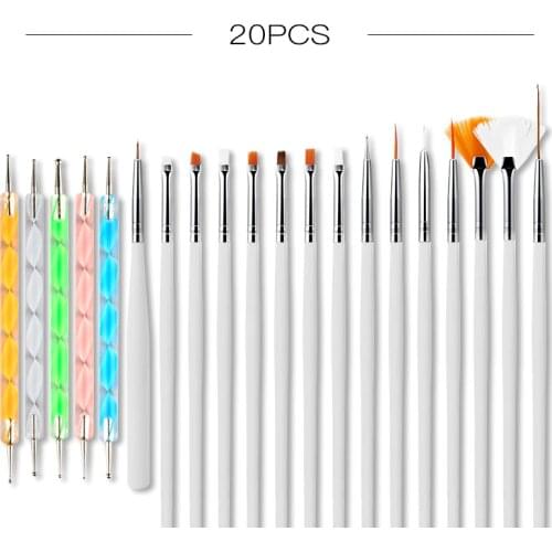 ROSALIND Nail Brush All For Manicure Brush Set Gel Nail Polish Painting Dotting Pen Gel Varnishes Tools Kit Manicure Pens