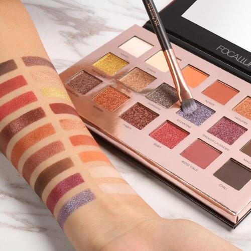 18 Colors Eyeshadow Palette Shimmer Matte Pigment Eye Shadow Cosmetics Mineral Nude Glitter Eyes Makeup Set