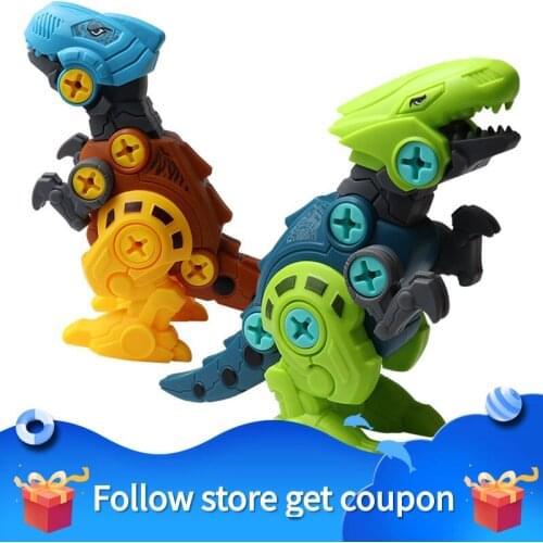 Disassembly Assembly Dinosaur Eggs DIY Toy Set Screw nut Early Educational for children Gifts