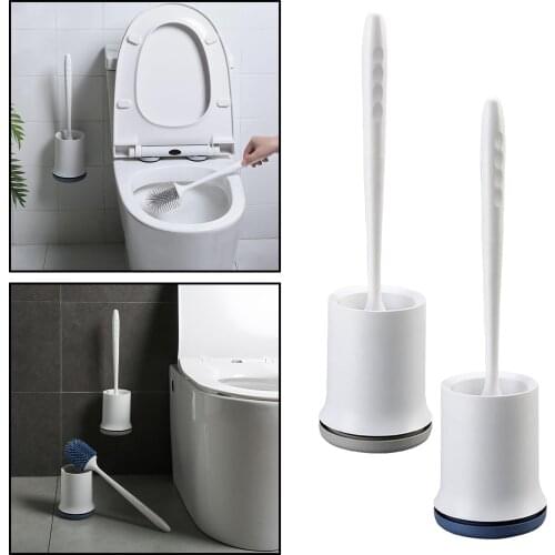 Bathroom Toilet Brush and Holder Bathroom Cleaning Brush Bathroom Accessories for Household