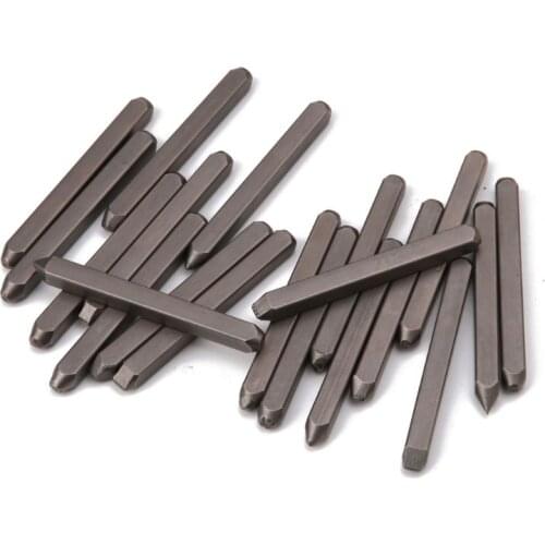 20Pcs 4mm Steel Punches Flower Leaf Stamps Jewelry Making Metal Stamping Tools X7YC