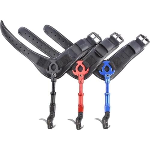 Wrist Release Aids Compound Bow Thumb Caliper Trigger Archery Shooting Hunt