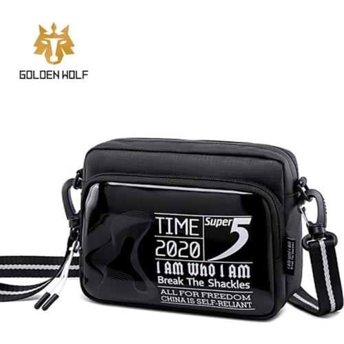 Fashion Trendy Crossbody Female Male Light Small Bag Men Casual Sports Shoulder Bags Phone Pouch Handbags Waterproof Sling Bags