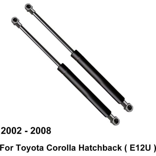 Tailgate Gas Spring Strut Lift Cylinder Support 6895002040 6896002030 for Toyota Corolla Hatchback E12U ( Pack of 2 )