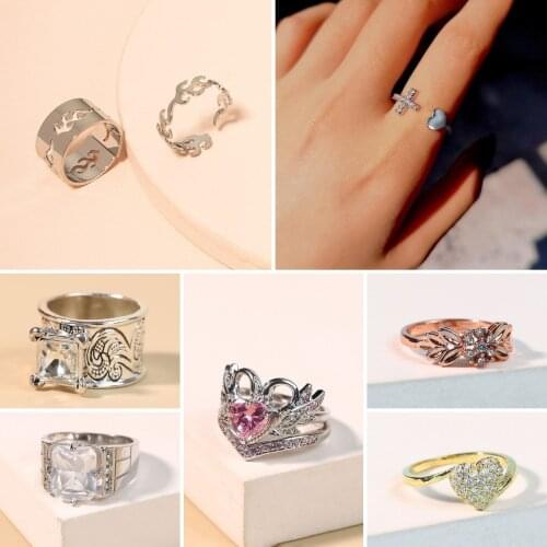 2021 Trendy Minimalist Sweet Style Women Jewelry Ring Weekend Date Party Gathering Ladies Essentials Decoration Accessories Gift