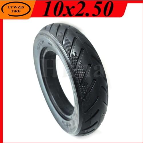 10 Inch Solid Tyre 10x2.50 Thickening Rubber Tire for Electric Scooter Balance Car Parts