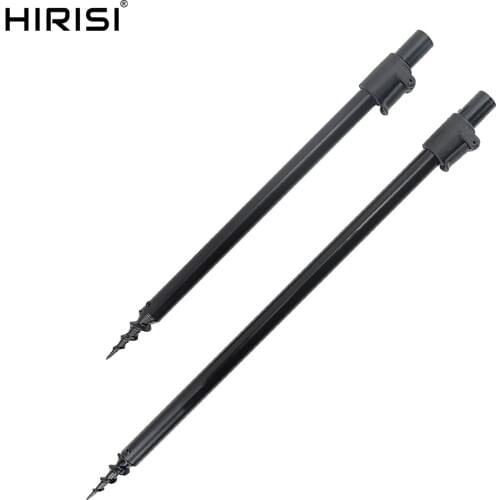 2 x Carp Fishing Bank Sticks Bankstick Aluminium Rod Pod Support Fishing Accessories