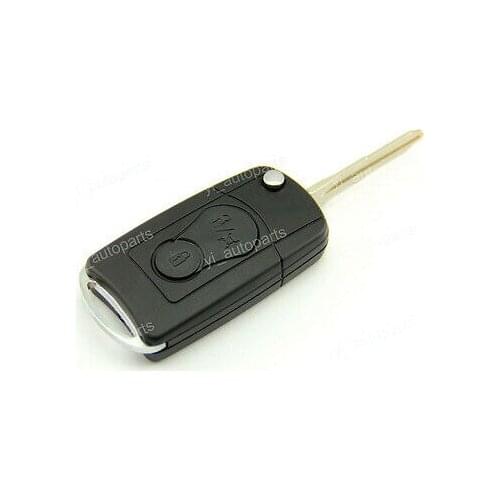 2BT Remote Flip Folding Key Shell Case For Ssangyong Actyon SUV Kyron Rexto Suit 2 Buttons